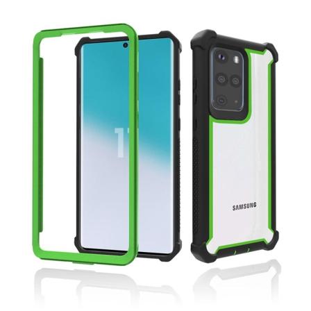 Samsung Galaxy S20 Plus - Beskyttende stilfuldt cover Svart/Grön