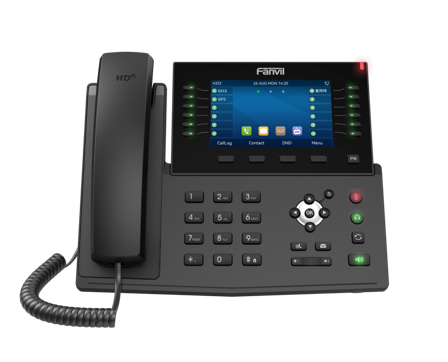 FANVIL Ip Phone Black 20 Lines Lcd