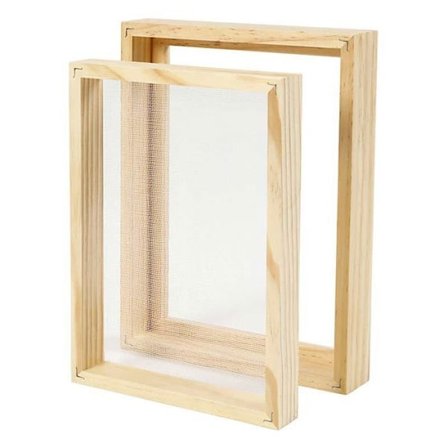 Dubbel ramform för att göra A5-papper