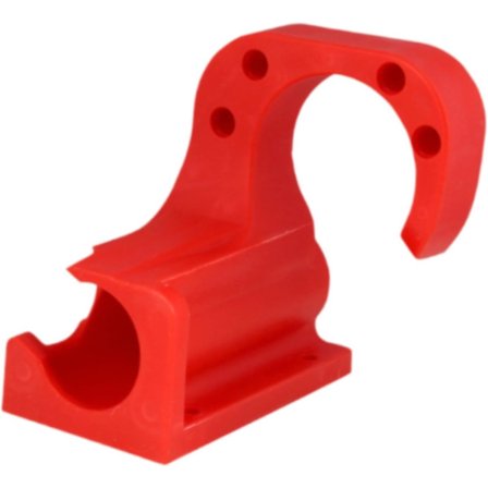 Bilvask Slangeholder Vægmontering til Udendørs Brug Rød