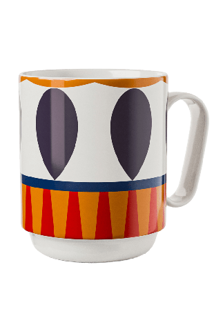 Design House Stockholm Birds 1967 Mug Glas Orange 9,5X8