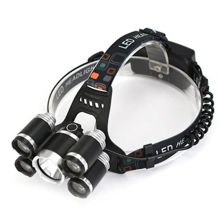 Päänlamppu - TD - Ladattava - Tehokas - Lapsi - Musta - USB - Ulkoaktiviteetit