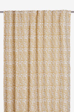 Svanefors - Verhot Carl Larsson De Mina 2 P - Keltainen - Poimutusnauhaverhot - 140X280 - - Homeroom