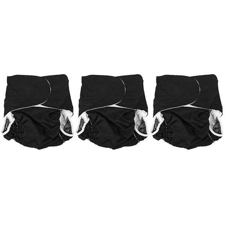 5 st återanvändbara vuxenblöjor Tvättade vuxenblöjor Anti-läckage Period trosor 3 st 80x70x1.2cm