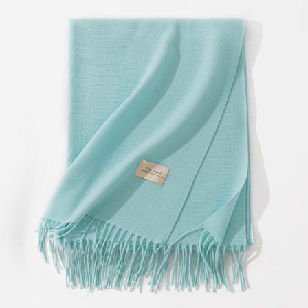 Ny scarf för höst och vinter, koreansk stil, mångsidig damscarf i imitation cashmere, enfärgad varm scarf, sjal