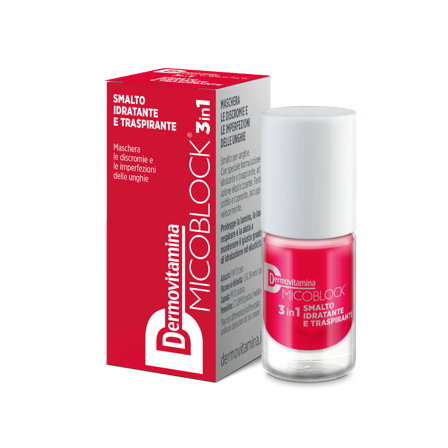 Dermovitamina Micoblock 3 In 1 Smalto Rosso 5ml