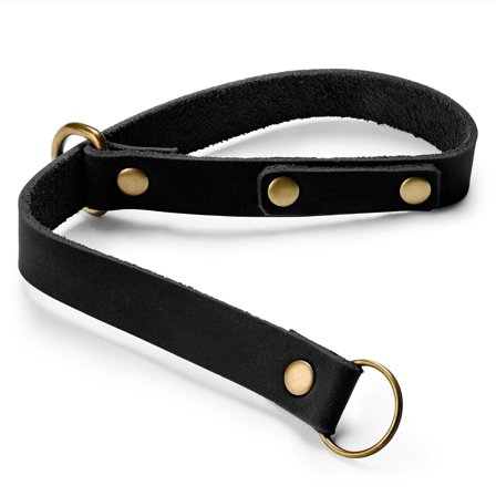 Camera Wrist Strap | Black Vintage Leather for Men