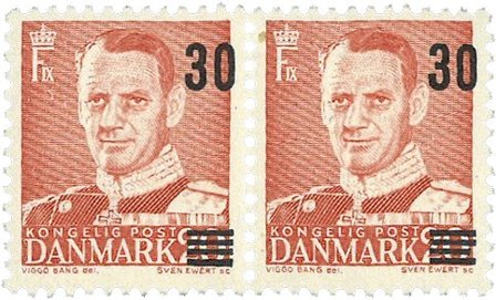 Danmark 1955 - AFA 363ax variant - Postfrisk
