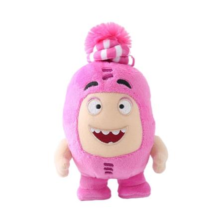 Plysch Oddbods Tecknad Leksaker Dockor Mjuk Söt Pogo Nya 18cm Bubbles Jeff Toy-i Pink