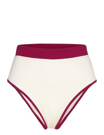 ALOHAS | Madeira Bicolor Vivid Burgundy White Swimwear | XS