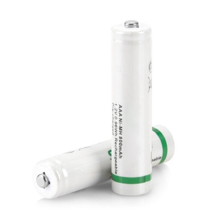 3A ladattavat paristot 1,2V 800mAh säilytyskotelolla, pitkäkestoinen virtaratkaisu