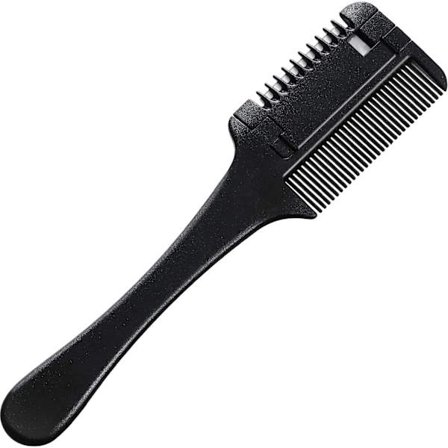 Razor Kam Tyndere Hår Kam Razor Kam Frisør Hårklippning Razor Kam Dobbeltsidet Frisør Razor Kam Værktøj til Hårklippning og Styling