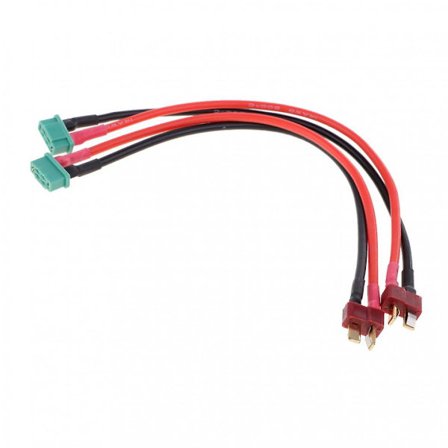 T-kontakt Han till Deans till Han MPX Adapter Silikonkabel 14AWG