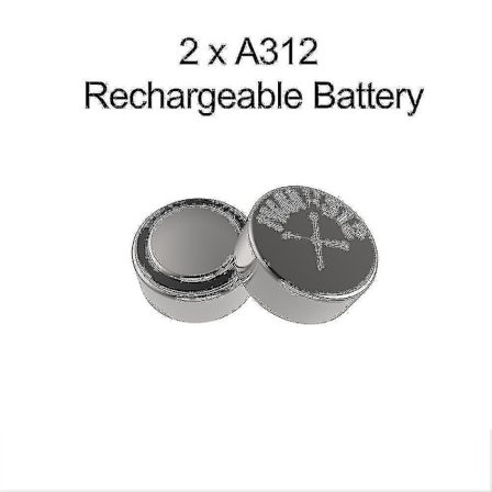 A312 Latautuva Akku, Kuulokojeiden Akut 312 Latauspaketti 312 312a A312 Pr4 Latautuva Akku Kuulokojeelle (2 kpl 312)