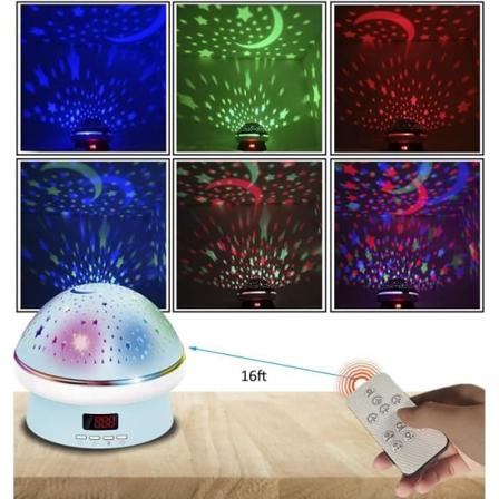 T htiprojektori 360 K ntyv SPECOOL Kaukos din LED Y valo Sininen