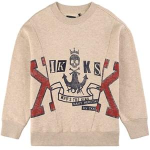 Kids - IKKS Beige Branded Graphic Sweatshirt 12 Years - Jumpers and knitwear - 12 years - Beige