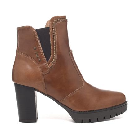 Nerogiardini, Heeled Boots Brązowy, Kobieta, Rozmiar: 37 EU