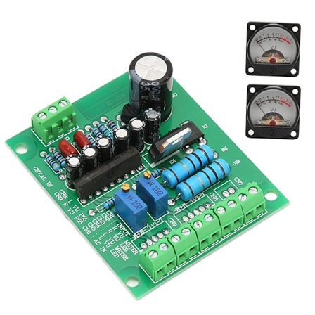 Audio Level Amp Meter 500uA Varm Baggrundslys Optagelse Stabil Ydeevne VU Meter med Driver Board