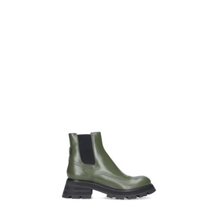 Alexander McQueen, Ankle Boots Zielony, Kobieta, Rozmiar: 40 EU