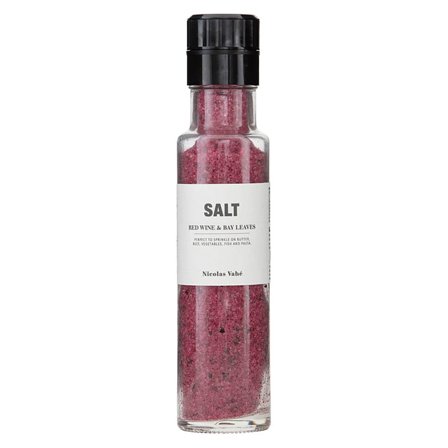 Nicolas Vahé Salt, Redwine & Bay Leaves 340 g, Helse & Madvarer, Krydderier, Salt