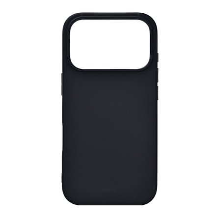 iPhone 17 Pro cover, genbrugssilikone, sort
