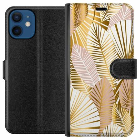 Apple Iphone 12 Plånboksfodral Guld
