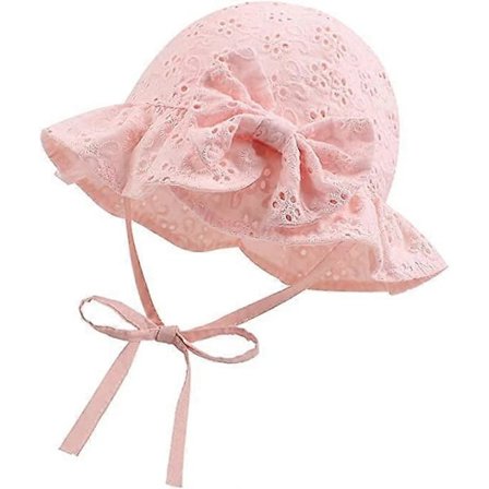 Pitsirusetti Kesähattu Vauvalle Tyttövauvalle Puuteri 42-45cm Puuvillaiset Aurinkohatut Vastasyntyneelle Vauvan Pipolle