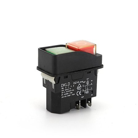 Painikkeellinen Dz6 Ylikuormitussuoja Vesitiivis Magneettinen Elektromagneettinen Kytkin Turvakytkimet Sekoittimen Käynnistin Dkld Dz-6 Jalkakytkin