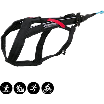 Non-Stop Dogwear - Harness Free Motion Black No. 1 - Hund - Hundetrening & bruksspor - Trekksele - ZOO.no