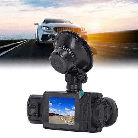 Dash Cam for Car 2 Inch HD IPS Screen 3 Lens Rotatable 1080P Loop Recording Night Vision Dashboard Camera Recorder for Driving Parking
