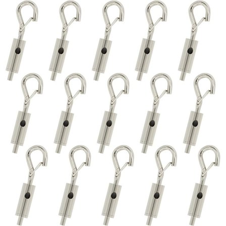 15 stk. spændespænde wire reb spændingsanordning