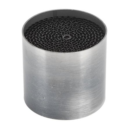 Motorcykeludstødningsrør Katalysator Rustfrit stål Front Mellem Udstødningsdæmper Katalysator Universal til Motorcykel 53x50mm/2.08x1.96in