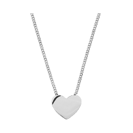 Edblad Pure Heart Necklace Smycken & klockor Dam Grå ONESIZE