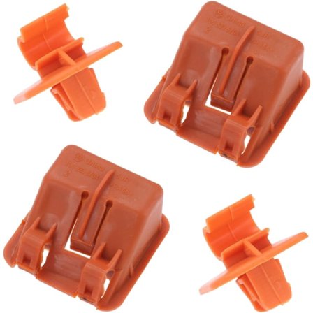 2 st Motorhuv Stödklämma För S-koda Fabia Octavia MK2 2004-2013 1U0823570A Klämfäste Spänne