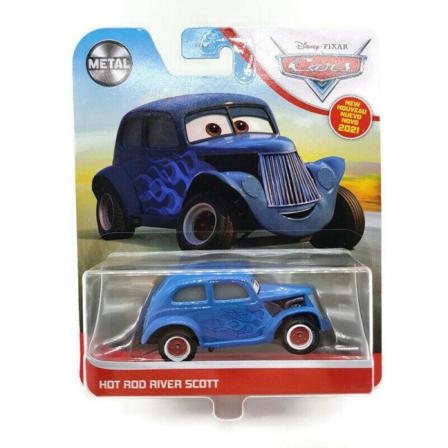 Disney Cars 1:55 Hot Rod River Scott Gcc62 Multifärg