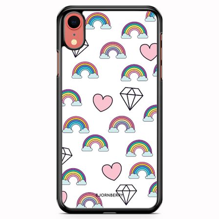 Bjornberry Skal iPhone XR - Regnbågar Diamanter
