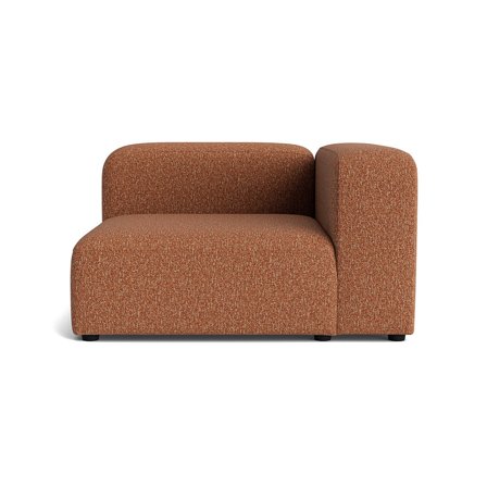 Milo chaiselong, højrevendt - Puente Brun Terracotta - 130x130x72 - Sofa, chaiselong
