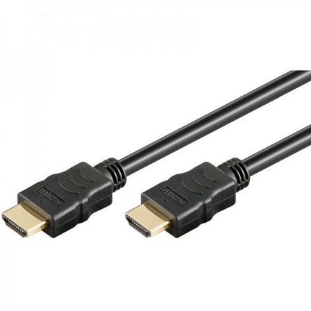 Guldpläterad HDMI kabel med stöd för 3D och 4K - Längd 1.8m