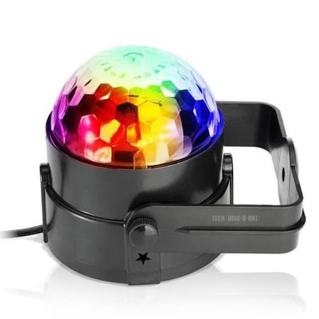 Ljusprojektor - TECH DISCOUNT - RGB - 110-240 V - 180° - 93 x 90 x 85 mm