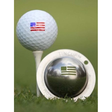 Tin Cup Golf Ball Custom Marker Alignment Tool