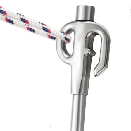 Nytt Hundebåndfeste for Hage 360 Svingbart Rustfritt Stål Kraftig Hundebåndfeste Kraftig Rustbestandig Jordanker-QH