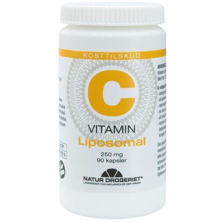 Natur Drogeriet Liposomal C-vitamin 90 kaps., Helse & Madvarer, Vitaminer, C-vitamin