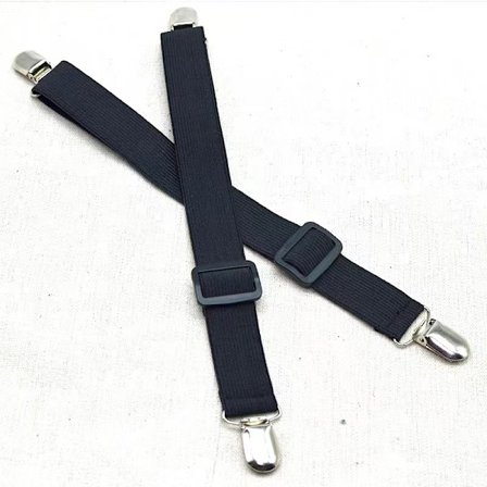 Justerbar lakenholder dyneholder duk sofa trekk laken spenne telt metall fast lakenklemme