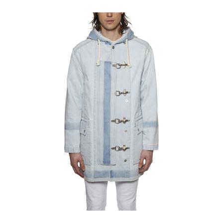 Maison Margiela, Doubled jacket bomber Blauw, Heren, Maat:S