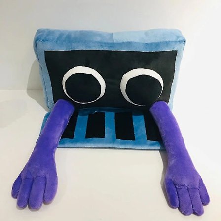 Lilla Vent Monster Robloxed Plysjdukke Tegneseriefigur Spill Rainbow Friends Lang Hånd TV Monster Leker Ny [DB] Rød 9.44i