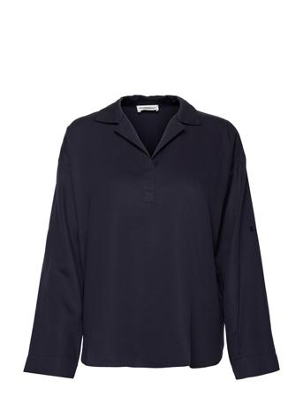 Calinaa Bluse Langermet Blå ARMEDANGELS