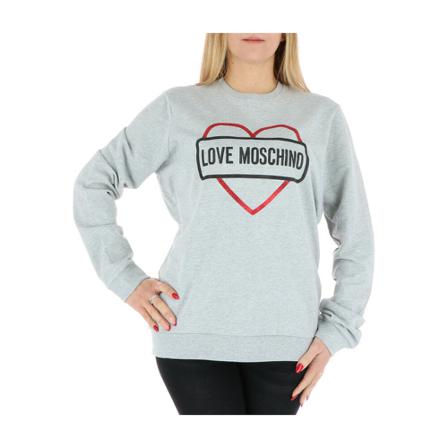 Love Moschino, Sweatshirt Szary, Kobieta, Rozmiar: S