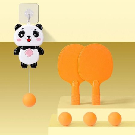1 Sett Bordtennis Hengende Trener Ping Pong Trening Tegneserie