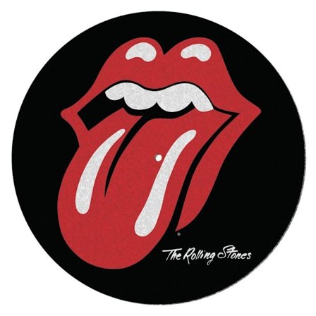 The Rolling Stones Logo Skivspelare Slipmat En Storlek Svart/Röd