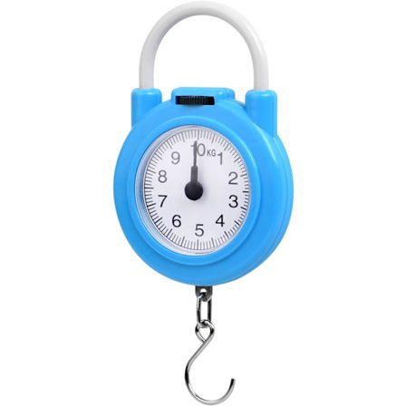 Bagagevåg, Max 10 kg Momentvåg Liten och Portabel med Bekvämt Grepp för Resor och Arbete